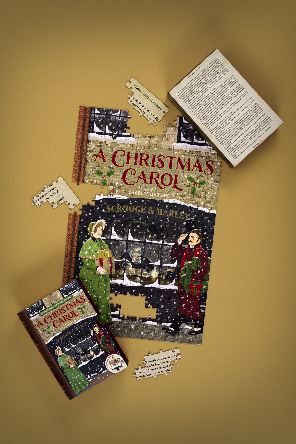 Puzzle Jigsaw Library, A Christmas Carol Professor Puzzle Romania