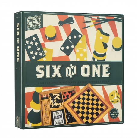 Wooden Games Workshop - Six in one Games Compendium