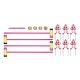 The Queen of Heart's Croquet Set