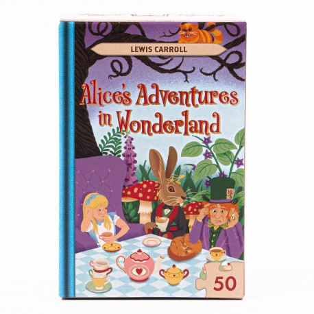 Mini Jigsaw Library - Alices Anventures in Wonderland